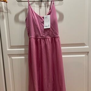 Pink Athleta V-neck Elation Dress